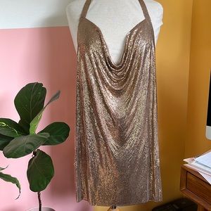 12th Tribe Chainmail Halter Dress